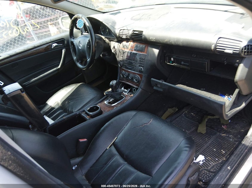 2006 Mercedes-benz C class VIN WDBRF92H66F758653 IAAI salvage auction — REAR END, Bill Of Sale (New York), sold $25 on 2026-07-28 (photo 5)