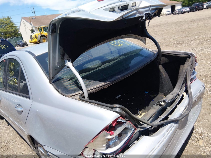 2006 Mercedes-benz C class VIN WDBRF92H66F758653 IAAI salvage auction — REAR END, Bill Of Sale (New York), sold $25 on 2026-07-28 (photo 6)