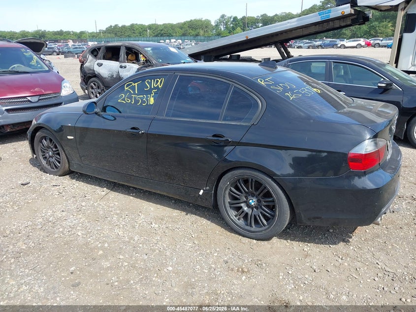 2007 BMW 3 series VIN WBAVA33597KX76330 IAAI salvage auction — FRONT & REAR, Bill Of Sale (New York), sold $25 on 2026-07-28 (photo 3)