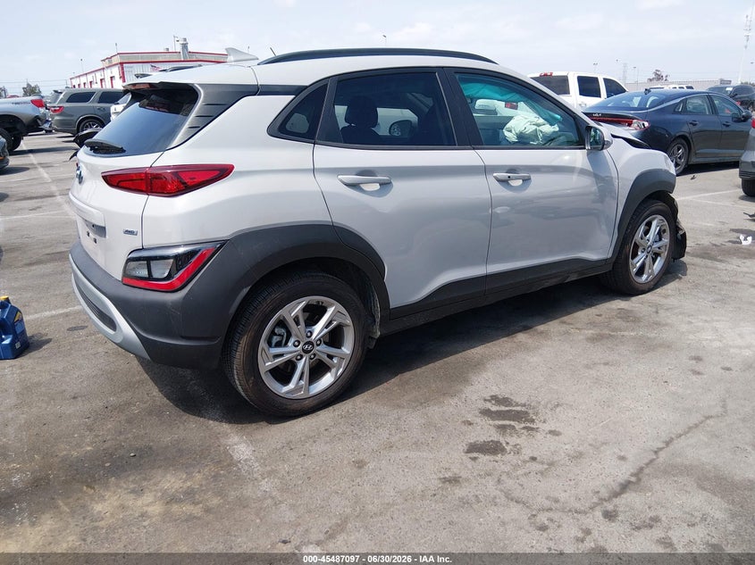 2023 Hyundai Kona VIN KM8K6CAB4PU057387 IAAI salvage auction — RIGHT FRONT, Salvage Title, sold $2,550 on 2026-07-23 (photo 4)