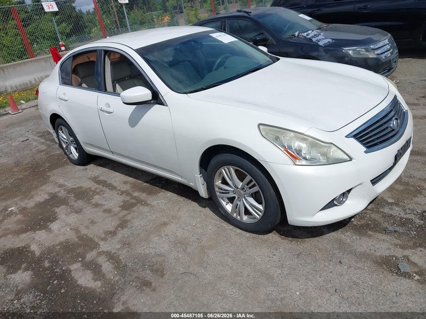 2011 Infiniti G25 VIN JN1DV6AR6BM652168 IAAI salvage auction — NORMAL WEAR, Clear (Washington), sold $325 on 2026-07-15 (photo 1)