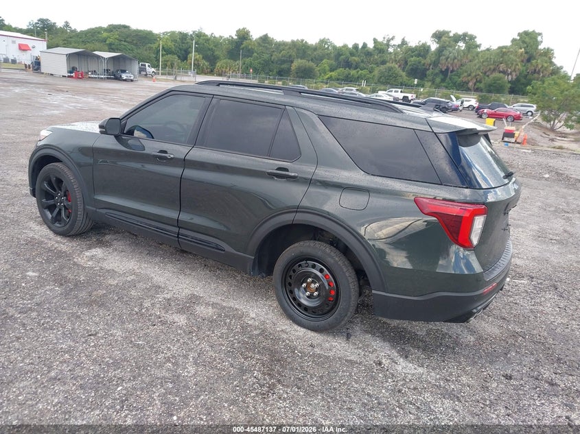 2024 Ford Explorer VIN 1FM5K8GC8RGA88827 IAAI salvage auction — UNDERCARRIAGE, Rebuildable (Florida), sold $8,100 on 2026-07-30 (photo 3)