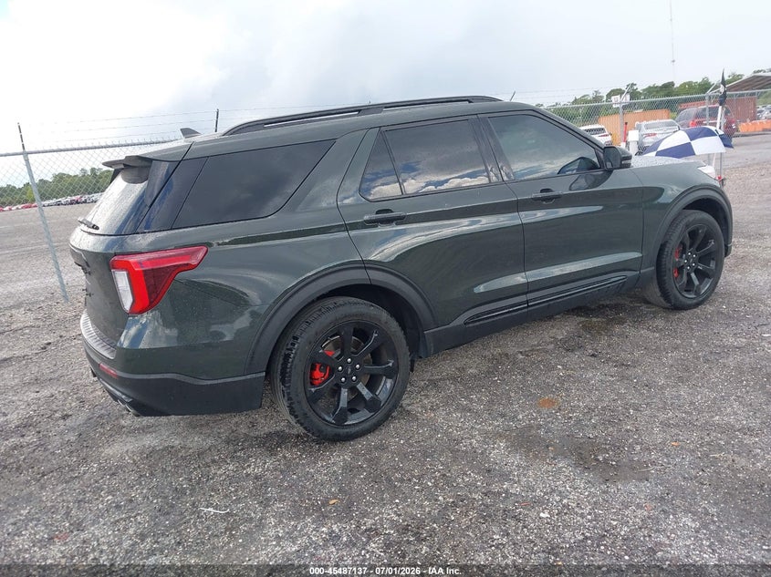 2024 Ford Explorer VIN 1FM5K8GC8RGA88827 IAAI salvage auction — UNDERCARRIAGE, Rebuildable (Florida), sold $8,100 on 2026-07-30 (photo 4)