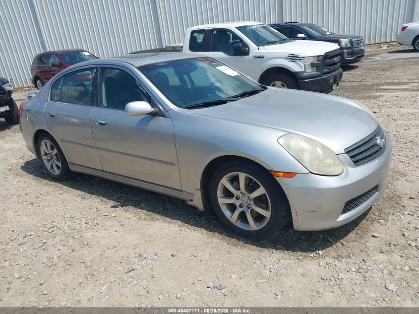 2005 Infiniti G35 VIN JNKCV51E05M209162 IAAI salvage auction — NORMAL WEAR, Repossession Paperwork (Georgia), sold $225 on 2026-07-16 (photo 1)