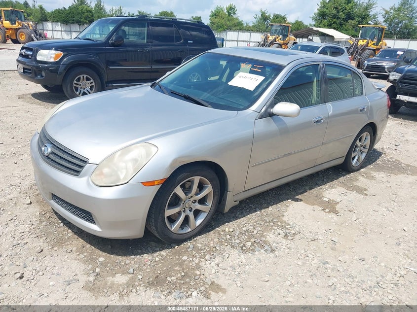 2005 Infiniti G35 VIN JNKCV51E05M209162 IAAI salvage auction — NORMAL WEAR, Repossession Paperwork (Georgia), sold $225 on 2026-07-16 (photo 2)