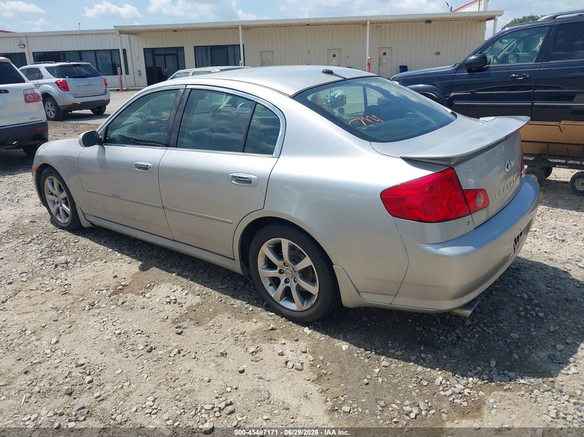 2005 Infiniti G35 VIN JNKCV51E05M209162 IAAI salvage auction — NORMAL WEAR, Repossession Paperwork (Georgia), sold $225 on 2026-07-16 (photo 3)