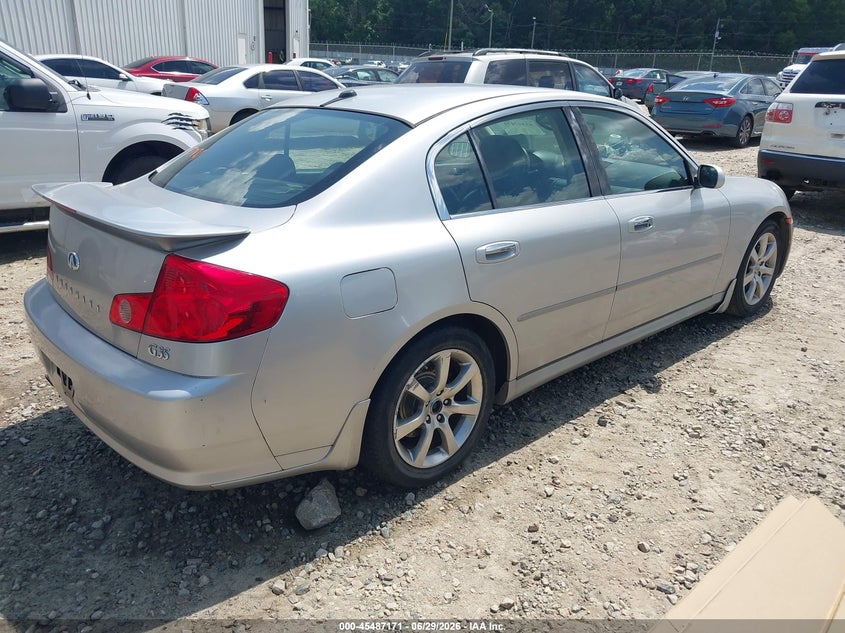 2005 Infiniti G35 VIN JNKCV51E05M209162 IAAI salvage auction — NORMAL WEAR, Repossession Paperwork (Georgia), sold $225 on 2026-07-16 (photo 4)