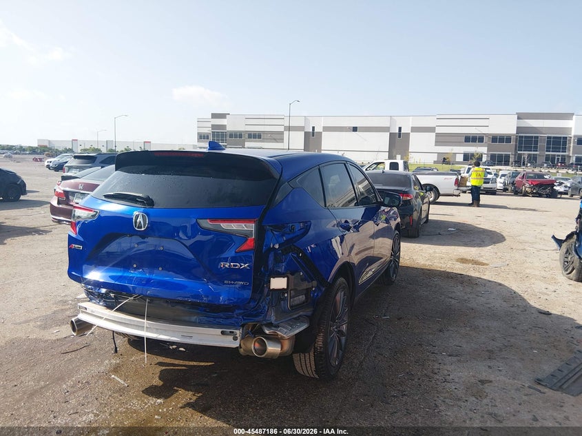 2022 Acura Rdx VIN 5J8TC2H85NL016583 IAAI salvage auction — REAR END, Salvage Title, sold $11,100 on 2026-09-01 (photo 4)