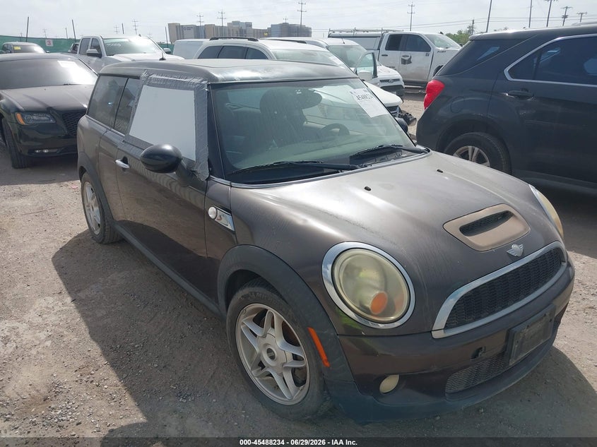 2009 Mini Cooper VIN WMWMM33549TP93004 IAAI salvage auction — FRONT END, Enterprise Vehicles Clear Only (Texas), sold $25 on 2026-07-13 (photo 1)