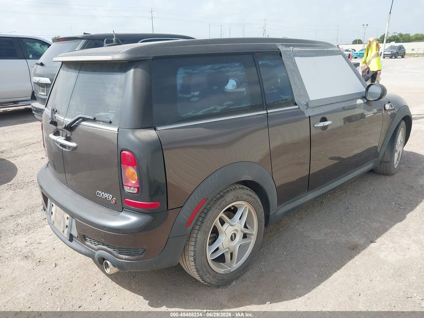 2009 Mini Cooper VIN WMWMM33549TP93004 IAAI salvage auction — FRONT END, Enterprise Vehicles Clear Only (Texas), sold $25 on 2026-07-13 (photo 4)