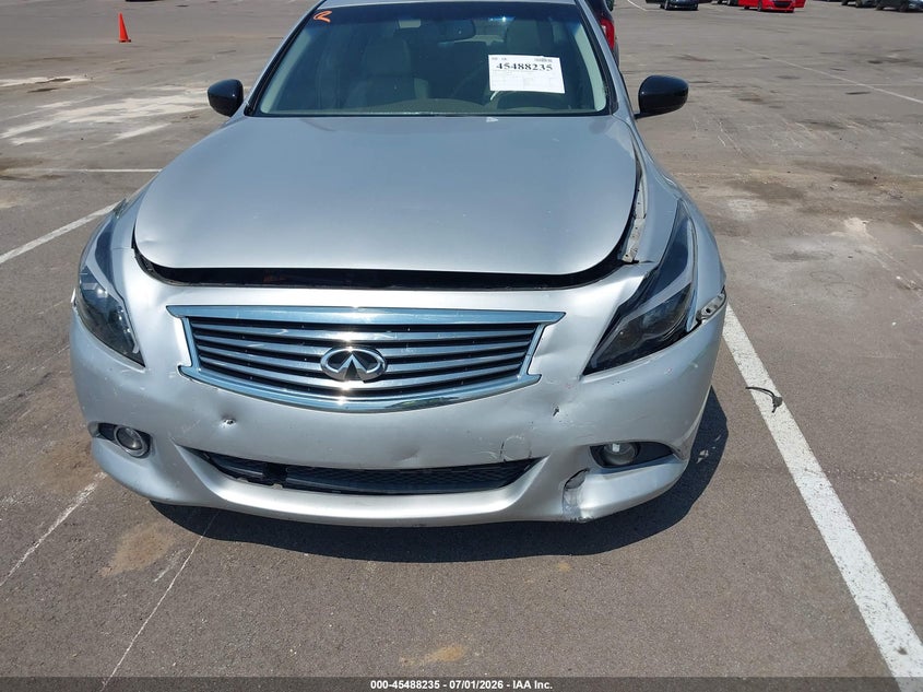 2011 Infiniti G25 VIN JN1DV6AP1BM603314 IAAI salvage auction — RIGHT FRONT, Salvage (Tennessee), sold $1,200 on 2026-07-14 (photo 6)