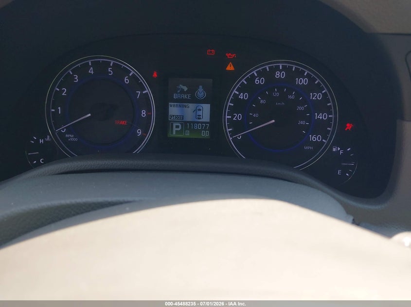 2011 Infiniti G25 VIN JN1DV6AP1BM603314 IAAI salvage auction — RIGHT FRONT, Salvage (Tennessee), sold $1,200 on 2026-07-14 (photo 7)