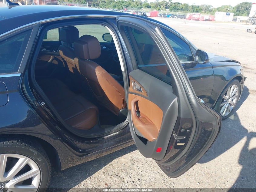 2014 Audi A6 VIN WAUFMCFC5EN048649 IAAI salvage auction — FRONT & REAR, Rebuildable (Florida), sold $525 on 2026-07-23 (photo 8)