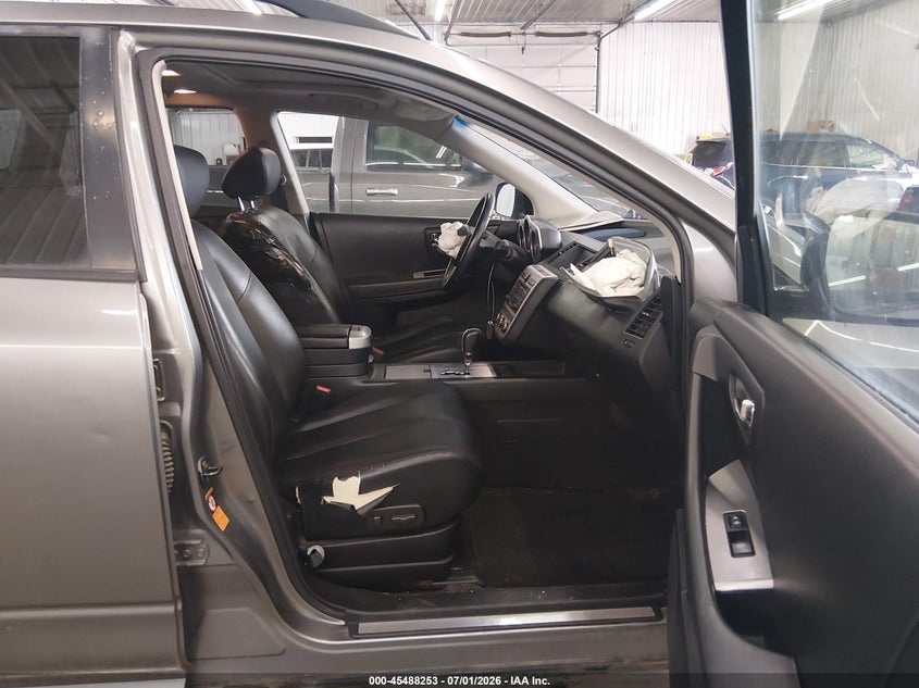 2007 Nissan Murano VIN JN8AZ08W07W608034 IAAI salvage auction — FRONT END, Parts Only Bos (Minnesota), sold $275 on 2026-07-28 (photo 5)