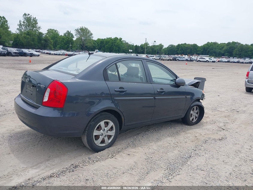 2009 Hyundai Accent VIN KMHCN46C79U340206 IAAI salvage auction — FRONT END, Salvage (Idaho), sold $25 on 2026-07-21 (photo 4)