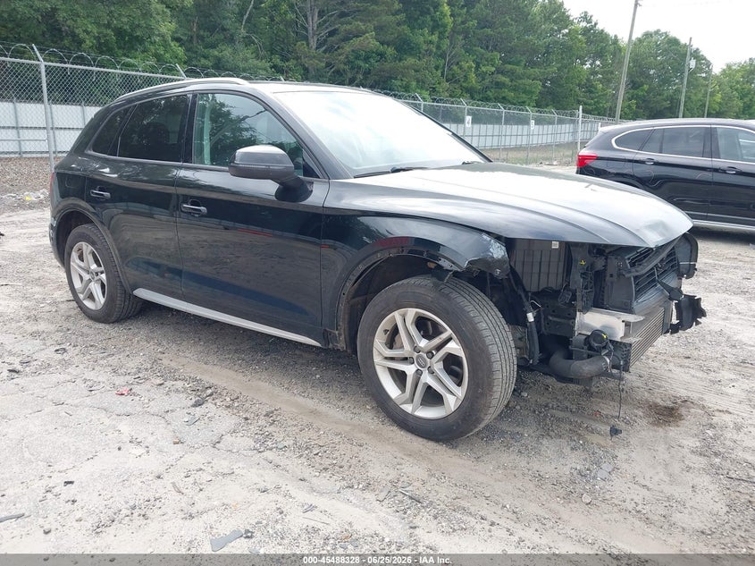 2018 Audi Q5 VIN WA1ANAFY5J2232845 IAAI salvage auction — FRONT END, Salvage (Georgia), sold $6,300 on 2026-07-30 (photo 1)
