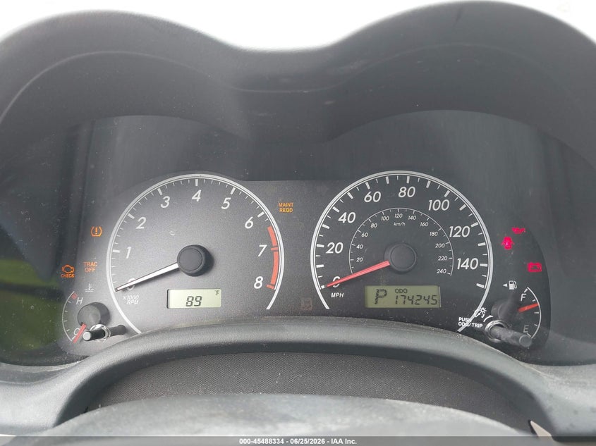 2012 Toyota Corolla VIN 5YFBU4EE8CP027174 IAAI salvage auction — NORMAL WEAR, Clear (Kansas), sold $1,700 on 2026-07-22 (photo 7)