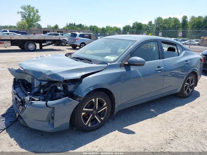 2025 Nissan Sentra VIN 3N1AB8CV3SY240675 IAAI salvage auction — FRONT END, Mv-907A (New York), sold $4,350 on 2026-07-25 (photo 2)