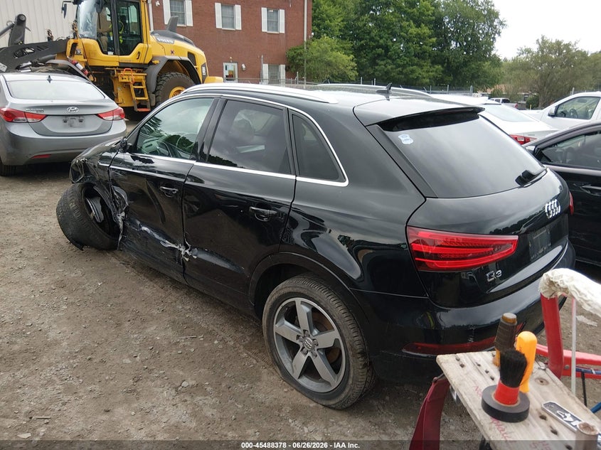 2015 Audi Q3 VIN WA1BFCFS2FR003384 IAAI salvage auction — FRONT END, Clear (Massachusetts), sold $300 on 2026-07-11 (photo 3)
