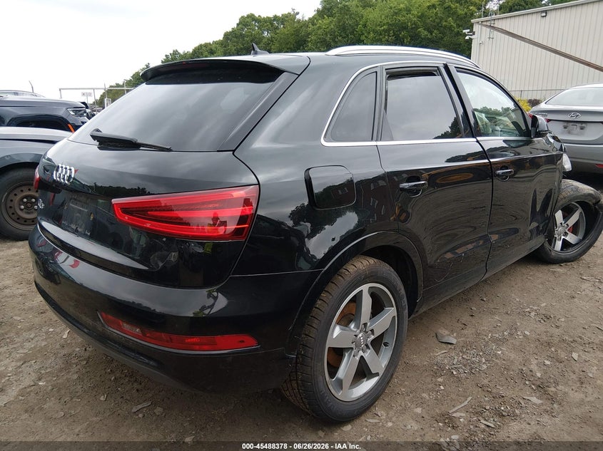 2015 Audi Q3 VIN WA1BFCFS2FR003384 IAAI salvage auction — FRONT END, Clear (Massachusetts), sold $300 on 2026-07-11 (photo 4)