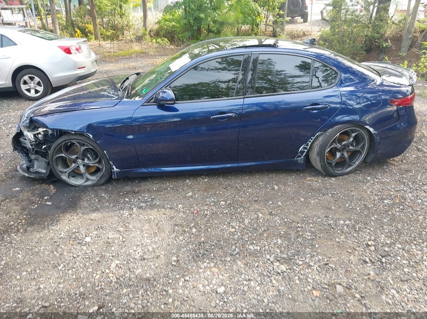 2019 Alfa romeo Giulia VIN ZARFANBN7K7608501 IAAI salvage auction — SIDE, Salvage (Virginia), sold $1,250 on 2026-07-28 (photo 6)