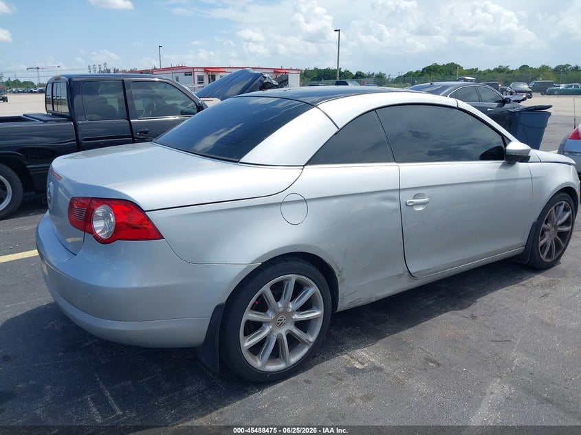 2010 Volkswagen Eos VIN WVWFA7AH0AV016711 IAAI salvage auction — SIDE, Rebuildable (Florida), sold $1,250 on 2026-07-16 (photo 6)