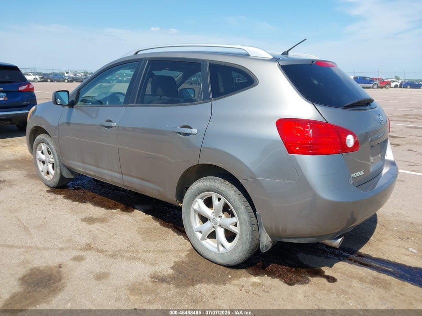 2009 Nissan Rogue VIN JN8AS58V39W167768 IAAI salvage auction — NORMAL WEAR, Regular (South Dakota), sold $525 on 2026-07-14 (photo 3)