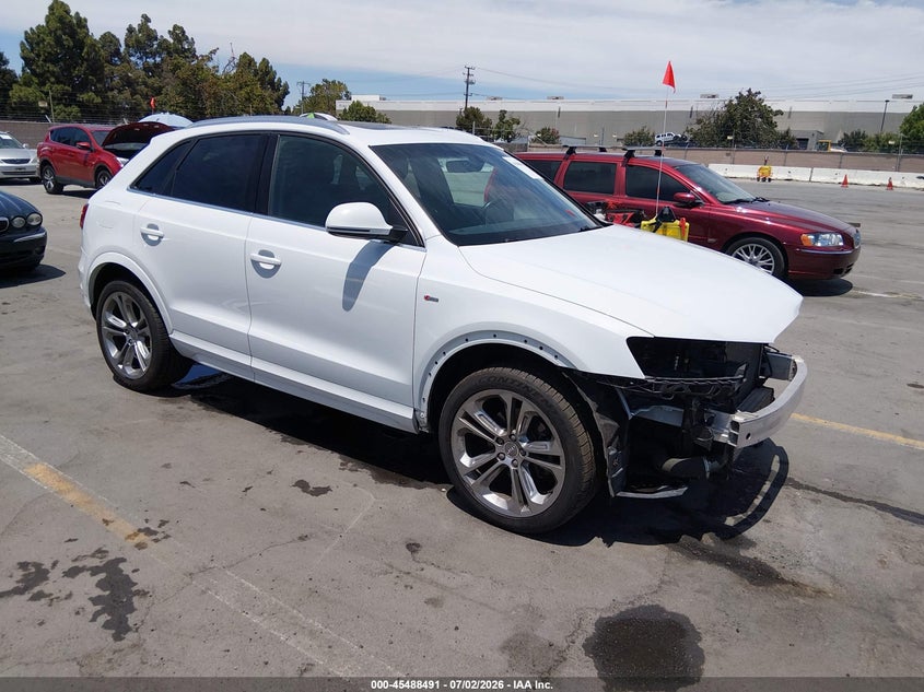 2016 Audi Q3 VIN WA1GFCFS2GR020287 IAAI salvage auction — FRONT END, Salvage Title, sold $2,550 on 2026-07-31 (photo 1)