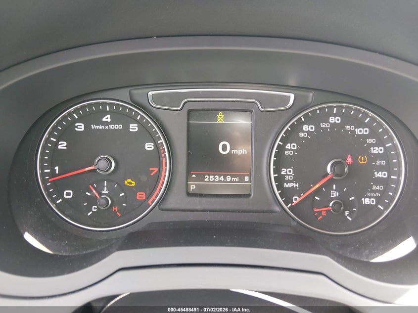 2016 Audi Q3 VIN WA1GFCFS2GR020287 IAAI salvage auction — FRONT END, Salvage Title, sold $2,550 on 2026-07-31 (photo 7)