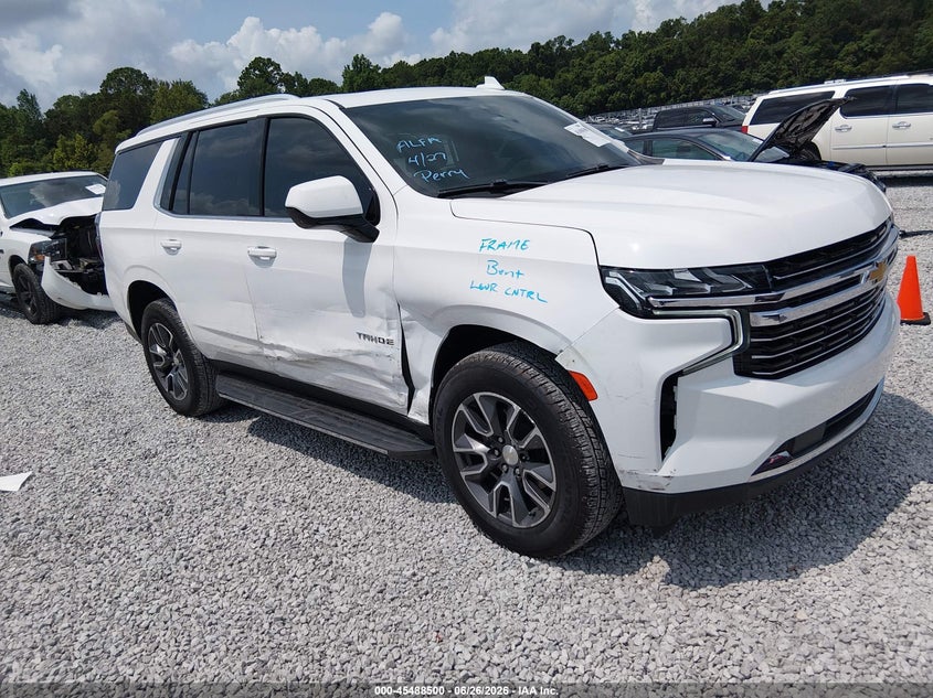 2021 Chevrolet Tahoe VIN 1GNSCNKD7MR397728 IAAI salvage auction — SIDE, Salvage (Alabama), sold $17,000 on 2026-07-09 (photo 1)