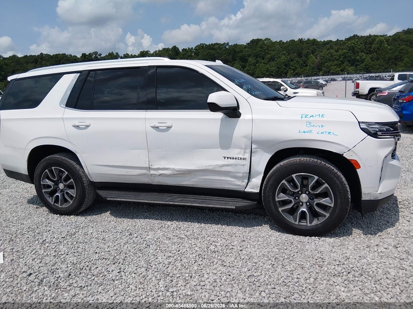 2021 Chevrolet Tahoe VIN 1GNSCNKD7MR397728 IAAI salvage auction — SIDE, Salvage (Alabama), sold $17,000 on 2026-07-09 (photo 6)