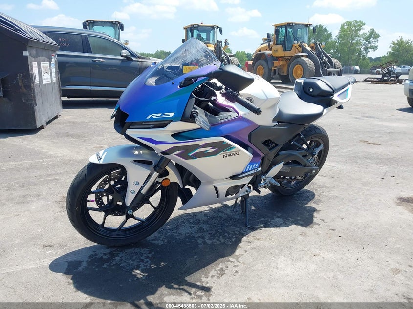2025 Yamaha VIN MH3RH25E9SK004962 IAAI salvage auction — ROLLOVER, Salvage (Ohio), sold $1,650 on 2026-07-14 (photo 2)