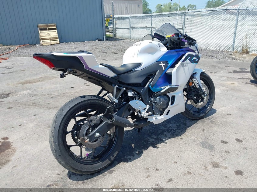 2025 Yamaha VIN MH3RH25E9SK004962 IAAI salvage auction — ROLLOVER, Salvage (Ohio), sold $1,650 on 2026-07-14 (photo 4)
