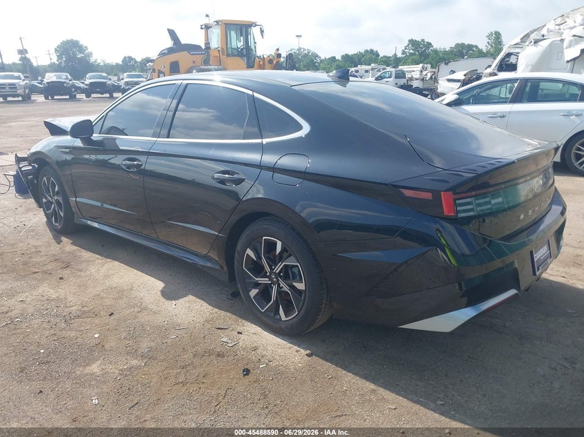 2025 Hyundai Sonata VIN KMHL64JA9SA467307 IAAI salvage auction — FRONT END, Salvage (Indiana), sold $6,200 on 2026-07-21 (photo 3)