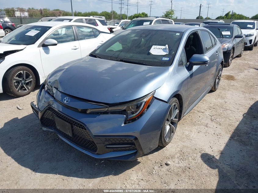 2021 Toyota Corolla VIN JTDS4MCE1MJ055133 IAAI salvage auction — FRONT END, Salvage Title, sold $4,500 on 2026-08-02 (photo 2)