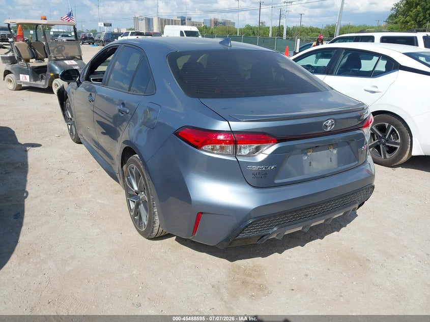 2021 Toyota Corolla VIN JTDS4MCE1MJ055133 IAAI salvage auction — FRONT END, Salvage Title, sold $4,500 on 2026-08-02 (photo 3)