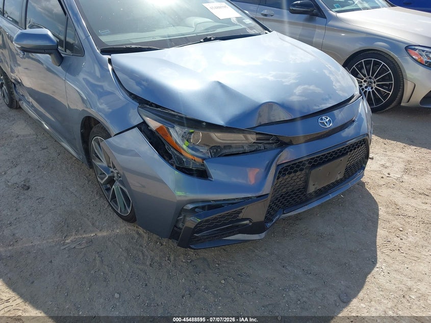 2021 Toyota Corolla VIN JTDS4MCE1MJ055133 IAAI salvage auction — FRONT END, Salvage Title, sold $4,500 on 2026-08-02 (photo 6)