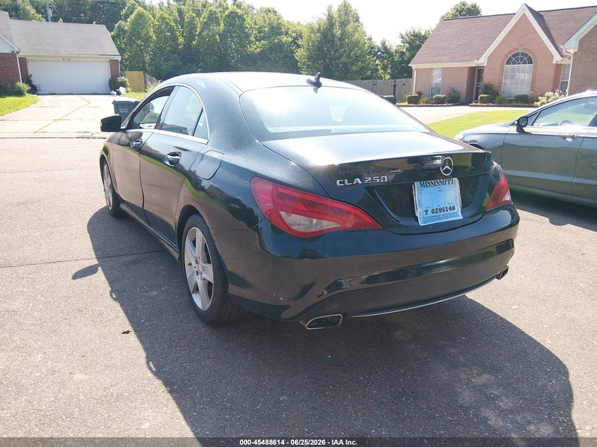 2016 Mercedes-benz Cla-klasse VIN WDDSJ4EB7GN294443 IAAI salvage auction — RIGHT SIDE, Clear (Tennessee), sold $7,600 on 2026-07-14 (photo 3)