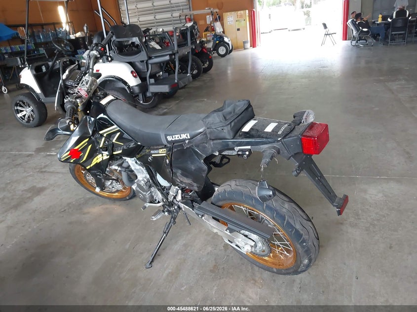 2018 Suzuki Dr-z VIN JS1SK44A1J2100718 IAAI salvage auction — LEFT SIDE, Rebuildable (Florida), sold $1,850 on 2026-07-14 (photo 3)