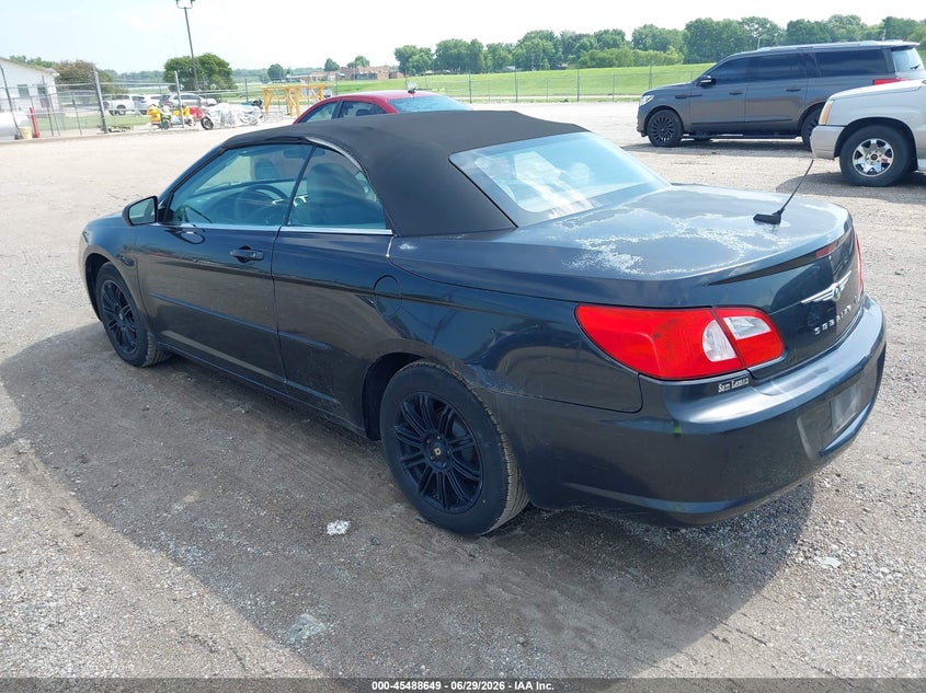 2008 Chrysler Sebring VIN 1C3LC45K28N248078 IAAI salvage auction — NORMAL WEAR, Clear (Illinois), sold $275 on 2026-07-08 (photo 3)