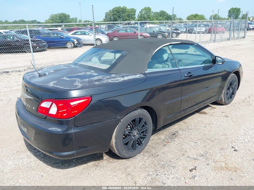2008 Chrysler Sebring VIN 1C3LC45K28N248078 IAAI salvage auction — NORMAL WEAR, Clear (Illinois), sold $275 on 2026-07-08 (photo 4)