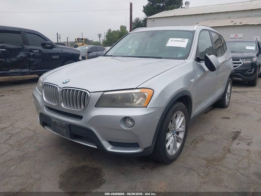 2013 BMW X3 VIN 5UXWX9C51D0D06407 IAAI salvage auction — NORMAL WEAR, Clear - Dealer Only (California), sold $1,000 on 2026-07-28 (photo 2)