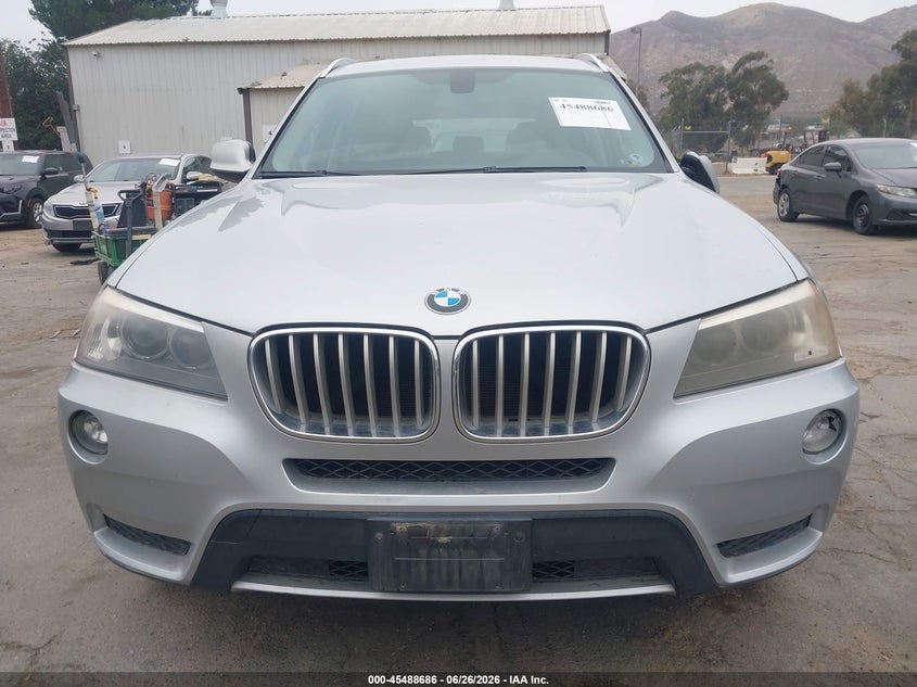 2013 BMW X3 VIN 5UXWX9C51D0D06407 IAAI salvage auction — NORMAL WEAR, Clear - Dealer Only (California), sold $1,000 on 2026-07-28 (photo 6)