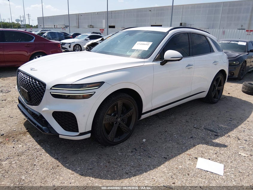 2022 Genesis Gv70 VIN KMUMCDTC5NU045289 IAAI salvage auction — SIDE, Wait Title, sold $13,700 on 2026-09-10 (photo 2)