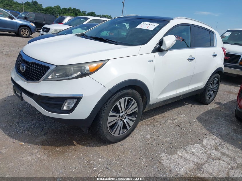 2015 Kia Sportage VIN KNDPCCAC2F7691662 IAAI salvage auction — NORMAL WEAR, Clear (Maryland), sold $1,400 on 2026-07-08 (photo 2)