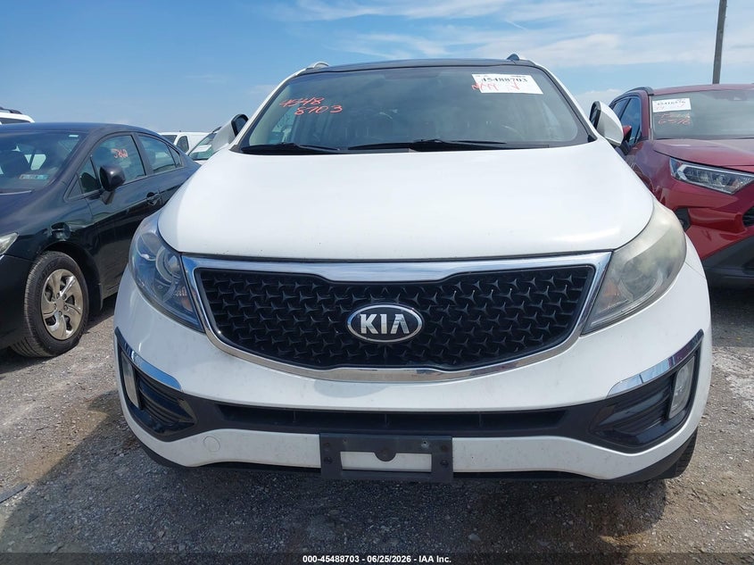 2015 Kia Sportage VIN KNDPCCAC2F7691662 IAAI salvage auction — NORMAL WEAR, Clear (Maryland), sold $1,400 on 2026-07-08 (photo 6)