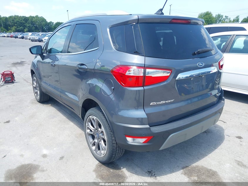 2019 Ford Ecosport VIN MAJ6S3KLXKC310001 IAAI salvage auction — HAIL, Salvage (Ohio), sold $3,300 on 2026-07-28 (photo 3)