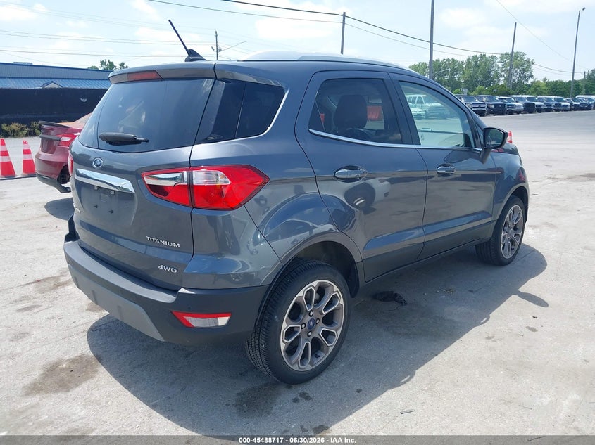 2019 Ford Ecosport VIN MAJ6S3KLXKC310001 IAAI salvage auction — HAIL, Salvage (Ohio), sold $3,300 on 2026-07-28 (photo 4)