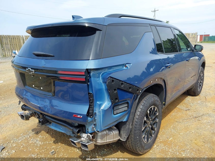 2025 Chevrolet Traverse VIN 1GNEVJRS6SJ304343 IAAI salvage auction — REAR END, Salvage Title, sold $17,600 on 2026-07-31 (photo 4)
