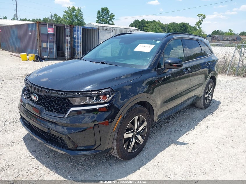 2021 Kia Sorento VIN 5XYRL4LCXMG035382 IAAI salvage auction — FRONT END, Salvage (Idaho), sold $9,150 on 2026-07-21 (photo 2)
